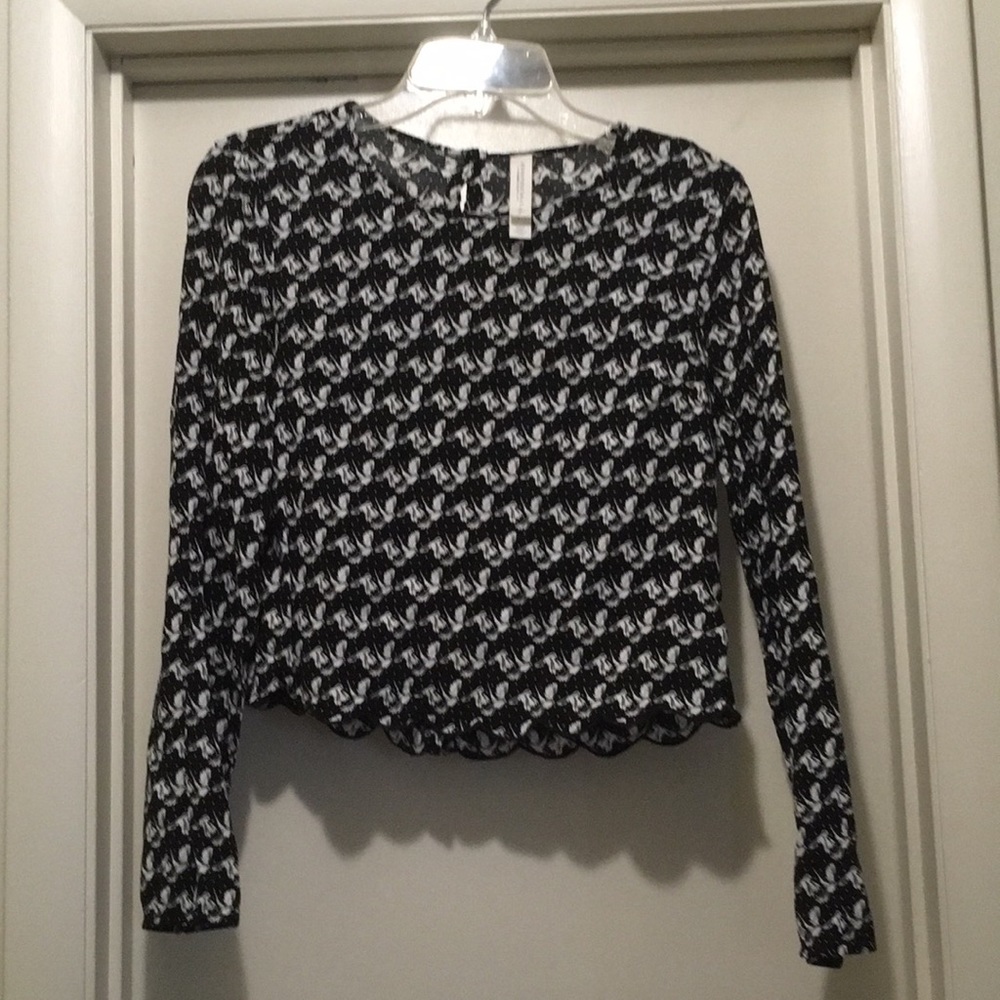 Small, Black, Aeropostale Crop Top